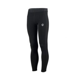 Legginsy do biegania męskie Rogelli Power. Czarne legginsy długie sportowe Rogelli, m, bez wzorów, z dresówki, do biegania. W wyprzedaży za 115.00 zł.