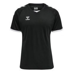 HUMMEL bluzka sportowa CORE VOLLEY TEE. Czarne t-shirty sportowe Hummel, bez wzorów, bez ramiączek, na fitness i siłownię. Za 83.99 zł.