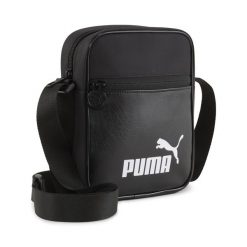 Torba Campus PUMA. Czarne torby na ramię Puma, bez wzorów, z poliesteru, na ramię, bez dodatków. Za 90.99 zł.