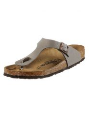 Birkenstock Skórzane klapki "Gizeh" w kolorze szarym rozmiar: 43. Szare klapki Birkenstock. Za 324.95 zł.
