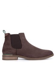 Gino Rossi Sztyblety VITALE-02 MI08 Brązowy. Brązowe botki sznurowane Gino Rossi, bez wzorów, z nubiku, bez obcasa, bez zapięcia. Za 329.99 zł.