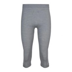 Legginsy Falke Wool-Tech Light. Szare legginsy długie sportowe Falke, m, bez wzorów. Za 435.50 zł.