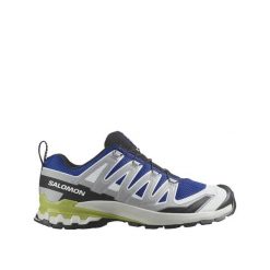 Buty do biegania Salomon XA Pro 3D V9 Niebieskie. Niebieskie buty turystyczne Salomon, bez wzorów, bez zapięcia, do biegania. Za 642.80 zł.