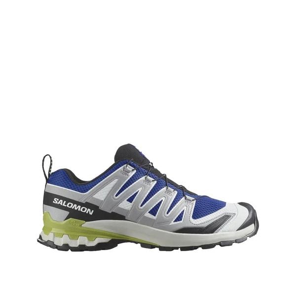 Buty do biegania Salomon XA Pro 3D V9 Niebieskie. Niebieskie buty turystyczne Salomon, bez wzorów, bez zapięcia, do biegania. Za 642.80 zł.