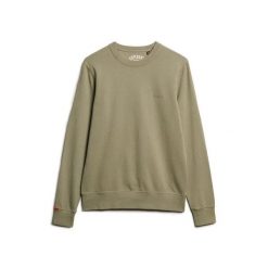 Klasyczna bluza Superdry Essential. Zielone bluzy Superdry, m, bez wzorów, bez kaptura. Za 288.40 zł.