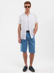 Szorty męskie jeansowe niebieskie Tem 424. Niebieskie szorty BIG STAR, m, bez wzorów, z denimu, eleganckie, z podwyższonym stanem. Za 199.99 zł.