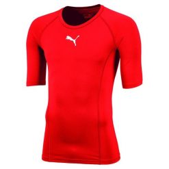 Koszulka męska Puma LIGA Baselayer SS. Białe bielizna termoaktywna Puma, l, bez wzorów, bez ramiączek, do piłki nożnej. Za 129.00 zł.