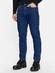 Calvin Klein Jeans Jeansy J30J325888 Granatowy Tapered Fit. Niebieskie jeansy Calvin Klein Jeans, m. Za 249.99 zł.
