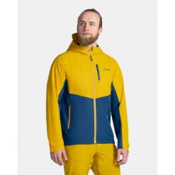 Męska kurtka outdoorowa Kilpi SONNA-M. Niebieskie kurtki Kilpi, m, bez wzorów, bez kaptura. Za 370.41 zł.