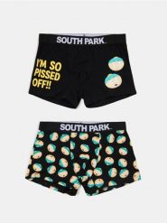 Bawełniane bokserki 2 pack South Park - wielobarwny. Bokserki Sinsay, l, bez wzorów, z bawełny. Za 29.99 zł.