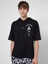 Hugo Bluza Dempura 50446439 Czarny Loose Fit. Czarne bluzy Hugo, l, bez wzorów, z bawełny, bez kaptura. Za 439.99 zł.