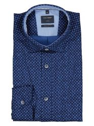 OLYMP Koszula "Casual" - Regular fit - w kolorze granatowym rozmiar: XXL. Niebieskie koszule Olymp, xxl, bez wzorów, z bawełny, bez kołnierzyka, bez ramiączek. Za 119.40 zł.