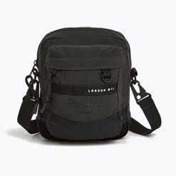 Saszetka Pepe Jeans Heich Bristol. Czarne torby na ramię Pepe Jeans, bez wzorów, z jeansu, bez dodatków. Za 179.99 zł.