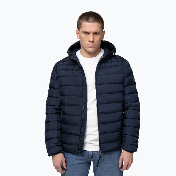 Kurtka zimowa męska Pitbull Foothill Hooded Padded. Niebieskie kurtki PITBULL, na zimę, l, bez wzorów, z materiału, bez kaptura. Za 309.99 zł.