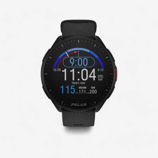 Second Life - Zegarek z GPS Polar Pacer Black - Stan Doskonały. Czarne zegarki Polar. Za 534.99 zł.