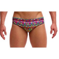 Kąpielówki męskie Funky Trunks Packed Up - slipy. Odzież kąpielowa Funky Trunks, m, bez wzorów, sportowe. Za 139.00 zł.