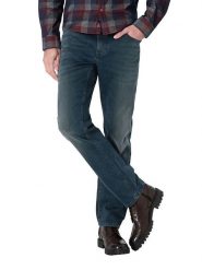 Timezone Dżinsy "Eduardo" - Slim fit - w kolorze granatowym rozmiar: W31/L34. Niebieskie jeansy Timezone, l. Za 123.82 zł.