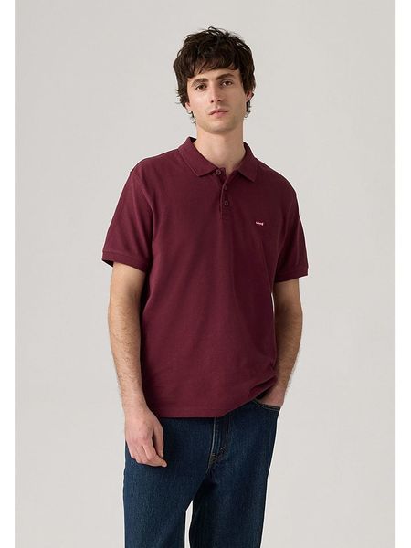 Levi's Koszulka polo w kolorze bordowym rozmiar: M. Czerwone koszulki polo Levi's®, m, bez wzorów, z bawełny, bez kołnierzyka, bez ramiączek. Za 118.84 zł.