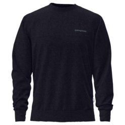 Bluza turystyczna Fitz Roy Icon Uprisal Crew Sweatshirt. Czarne bluzy Patagonia, m, bez wzorów, bez kaptura. Za 359.99 zł.