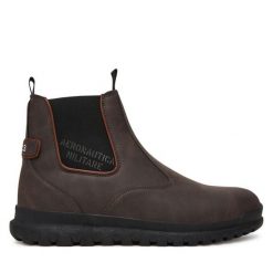 Sztyblety Aeronautica Militare. Zielone sztyblety Aeronautica Militare, bez wzorów, bez obcasa, bez zapięcia. Za 399.99 zł.