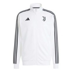 Kurtka z dresu Juventus Turin Dna 2024/25. Białe bluzy Adidas, s, bez wzorów, z dresówki, bez kaptura. W wyprzedaży za 270.00 zł.