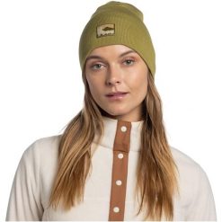Czapka BUFF KNITTED BEANIE LILON LONG. Zielone czapki zimowe Buff, bez wzorów. Za 119.90 zł.
