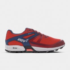 Buty do biegania męskie, Inov-8 Roclite G 315 GTX. Czerwone buty do biegania Inov-8, bez wzorów, z gumy, bez zapięcia, do biegania. Za 739.00 zł.
