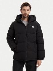 Kappa Kurtka zimowa 36226TW Czarny Comfort Fit. Czarne kurtki Kappa, na zimę, l, bez wzorów, z syntetyku, bez kaptura. Za 349.99 zł.
