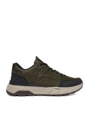 Rieker Sneakersy CEO-06103-54 Zielony ciemny. Zielone buty sportowe casual Rieker, bez wzorów, ze skóry, bez zapięcia. Za 459.99 zł.