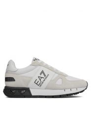 EA7 Emporio Armani Sneakersy X8X151 XK354 S271 Biały. Białe buty sportowe casual EA7 Emporio Armani, bez wzorów, ze skóry, bez zapięcia. Za 589.99 zł.