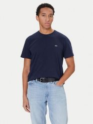Lacoste Sweter AH1980 Granatowy Classic Fit. Niebieskie swetry rozpinane LACOSTE, m, bez wzorów, z bawełny, bez kołnierzyka, bez ramiączek. Za 664.99 zł.