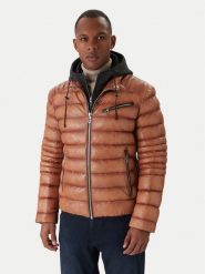 Milestone Kurtka skórzana Ms Apollo 531068 60510 Miedziany Regular Fit. Brązowe kurtki Milestone, m, bez wzorów, ze skóry, bez kaptura. Za 2,199.00 zł.