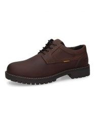 Camel Active Skórzane trzewiki w kolorze brązowym rozmiar: 45. Brązowe botki sznurowane Camel Active, bez wzorów, z materiału, bez obcasa, bez zapięcia. Za 244.80 zł.