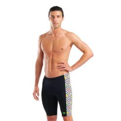 Kąpielówki męskie spodenki jammery pływackie na basen Arena Fruits. Czarne kąpielówki Arena, l, bez wzorów. Za 219.99 zł.