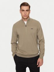 BOSS Sweter Momentum-X_QZ 50498560 Beżowy Regular Fit. Brązowe swetry rozpinane Boss, m, bez wzorów, z wełny, bez kołnierzyka, bez ramiączek. Za 589.99 zł.
