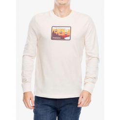 Bluza bez kaptura męska Smartwool Gondola Ride Graphic Long Sleeve Tee. Brązowe bluzy Smartwool, m, bez wzorów, bez kaptura. Za 249.99 zł.