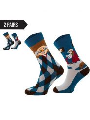 TODO SOCKS Skarpety (2 pary) w kolorze granatowym rozmiar: 43-46. Niebieskie skarpety TODO SOCKS, bez wzorów, z bawełny. Za 65.54 zł.