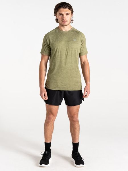 Dare 2b Koszulka funkcyjna "Persist" w kolorze khaki rozmiar: onesize. Brązowe t-shirty sportowe Dare 2B, bez wzorów, z materiału, bez ramiączek, outdoorowe. Za 80.52 zł.