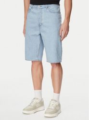 HUGO Szorty jeansowe Skate Shorts 50555994 Niebieski Straight Fit. Niebieskie szorty Hugo, m, bez wzorów, z bawełny. Za 399.99 zł.