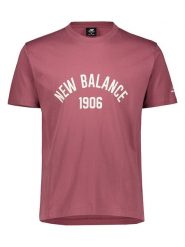 New Balance Koszulka "Essentials Varsity" w kolorze różowym rozmiar: L. Różowe bezrękawniki New Balance, l, bez wzorów, z bawełny, bez kołnierzyka, bez ramiączek. Za 74.63 zł.