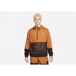 Kurtka uniwersalna męska Nike Air Jordan Jumpman Statement. Brązowe kurtki do biegania Nike, m, bez wzorów, z syntetyku, z kapturem, do biegania. Za 479.00 zł.