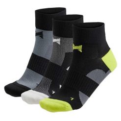 Skarpetki rowerowe quarter 3 pary czarne do kolarstwa szosowego i MTB. Czarne skarpety XTREME SOCKSWEAR, bez wzorów. Za 121.30 zł.
