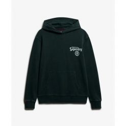 Bluza z kapturem Superdry Tokyo. Czarne bluzy z kapturem Superdry, m, bez wzorów, z kapturem. Za 343.30 zł.
