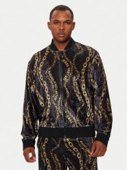 Versace Jeans Couture Bluza 77GAI300 JS367 Czarny Regular Fit. Czarne bluzy Versace Jeans Couture, m, bez wzorów, z jeansu, bez kaptura. Za 2,299.00 zł.