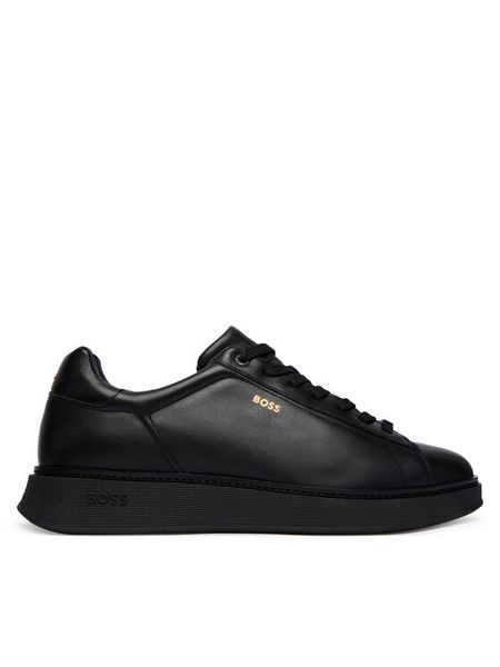 BOSS Sneakersy Bulton 50568773 Czarny. Czarne buty sportowe casual Boss, bez wzorów, ze skóry, bez zapięcia. Za 1,149.00 zł.