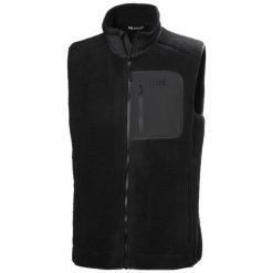 Kurtka bez rękawów Helly Hansen Panorama Pile Block. Czarne kurtki Helly Hansen, bez wzorów, bez kaptura. W wyprzedaży za 407.45 zł.