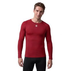 Męska sportowa podkoszulka Siroko Blayer Burgundy M. Czerwone podkoszulki SIROKO, m, bez wzorów, z materiału, bez ramiączek. Za 124.00 zł.