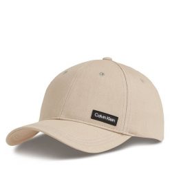 Czapka z daszkiem Calvin Klein. Szare czapki z daszkiem CALVIN KLEIN, bez wzorów. Za 109.99 zł.