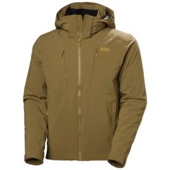 Kurtka narciarska Helly Hansen Alpha 4.0. Brązowe kurtki narciarskie i snowboardowe Helly Hansen, m, bez wzorów, narciarskie. W wyprzedaży za 1,772.00 zł.