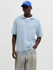 Jack & Jones Koszulka polo "Jornantucket" w kolorze błękitnym rozmiar: XXL. Niebieskie koszulki polo Jack & Jones, xxl, bez wzorów, z bawełny, bez kołnierzyka, bez ramiączek. Za 83.62 zł.